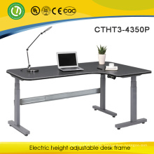 3-Leg Electric Adjustable Sit and Stand Up Desk With High Quality